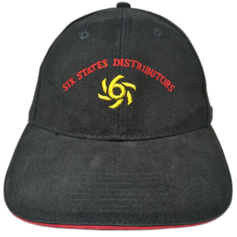 Baseball Cap Black One Size Six States Distributors 50 Years 1956-2006 Logo Hat